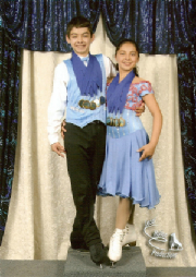 Joel and Rebekah Schneider-Farris 2007 Colorado Springs Invitational Ice Dance Champions
